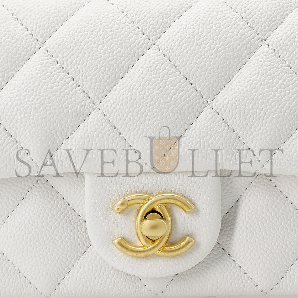 Ch*el master heart adjustable buckle cover white (19*13*5cm)